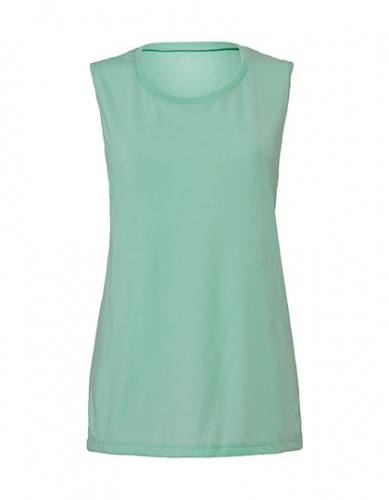 Women´s Flowy Scoop Muscle T-Shirt - BL8803 - Bella