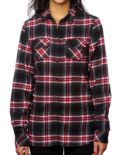 Ladies´ Woven Plaid Flannel Shirt - BU5210 - Burnside