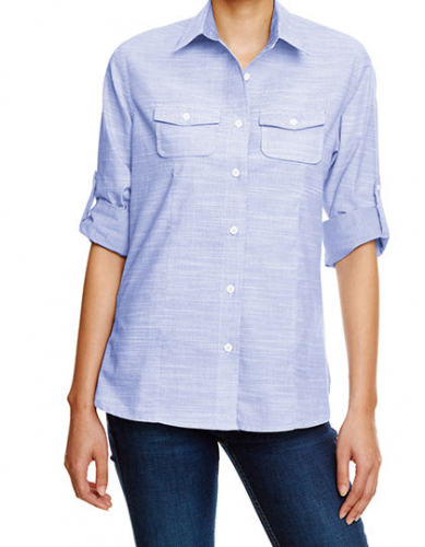 Ladies Woven Texture Shirt - BU5247 - Burnside