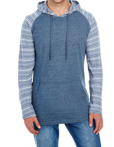 Striped Sleeve Raglan Jersey Sweat - BU8127 - Burnside