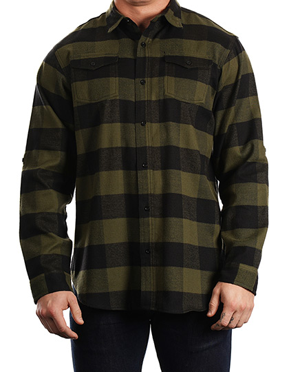 Woven Plaid Flannel Shirt - BU8210 - Burnside