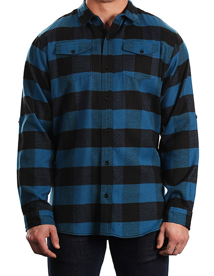 Woven Plaid Flannel Shirt - BU8210 - Burnside