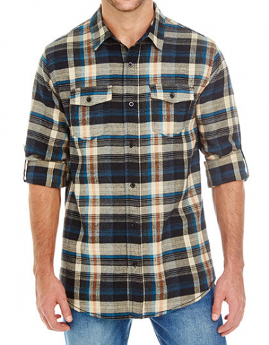 Woven Plaid Flannel Shirt - BU8210 - Burnside