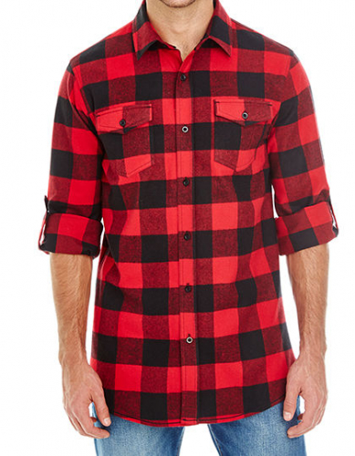 Woven Plaid Flannel Shirt - BU8210 - Burnside