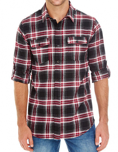 Woven Plaid Flannel Shirt - BU8210 - Burnside
