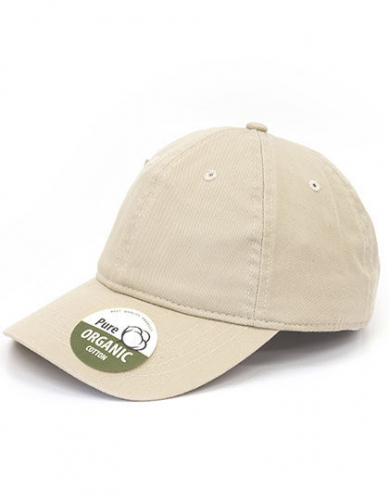Organic Cotton Cap Unstructured - BW7018 - Brain Waves