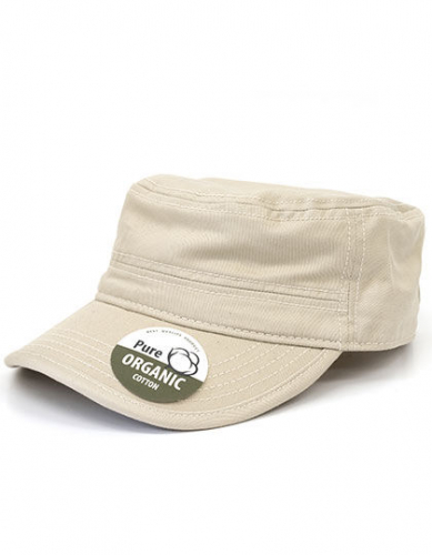 Organic Cotton Army Cap Washed - BW7019 - Brain Waves