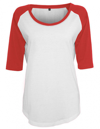 Ladies´ 3/4 Contrast Raglan Tee - BY022 - Build Your Brand