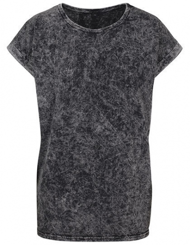 Ladies´ Acid Washed Extended Shoulder Tee - BY053 - Build Your Brand