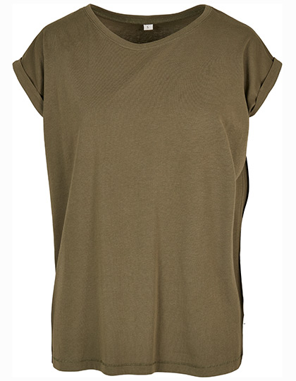 Ladies´ Organic Extended Shoulder Tee - BY138 - Build Your Brand
