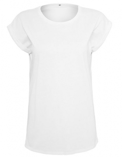 Ladies´ Organic Extended Shoulder Tee - BY138 - Build Your Brand