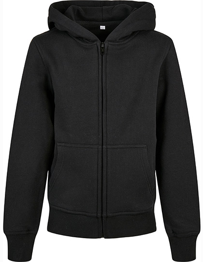 Kids´ Organic Basic Zip Hoody - BY188 - Build Your Brand