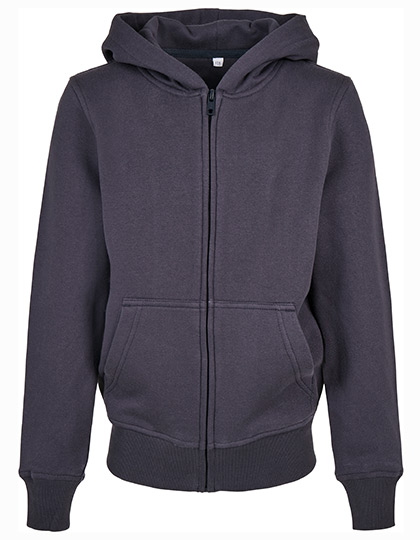 Kids´ Organic Basic Zip Hoody - BY188 - Build Your Brand