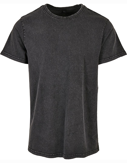 Acid Washed Round Neck Tee - BY190 - Build Your Brand