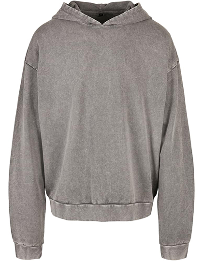 Acid Washed Oversize Hoody - BY191 - Build Your Brand