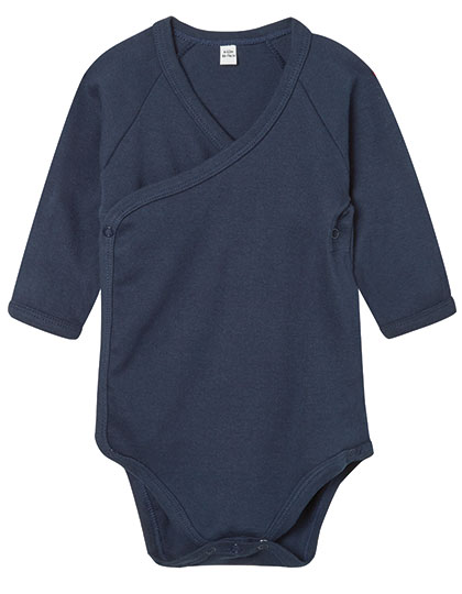 Baby Long Sleeve Kimono Bodysuit - BZ60 - Babybugz