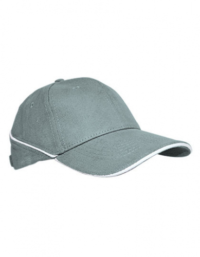 Cap White-Stripe - C616S - Printwear