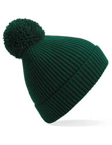 Engineered Knit Ribbed Pom Pom Beanie - CB382 - Beechfield