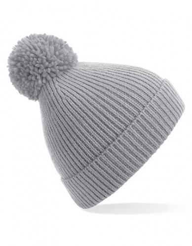 Engineered Knit Ribbed Pom Pom Beanie - CB382 - Beechfield