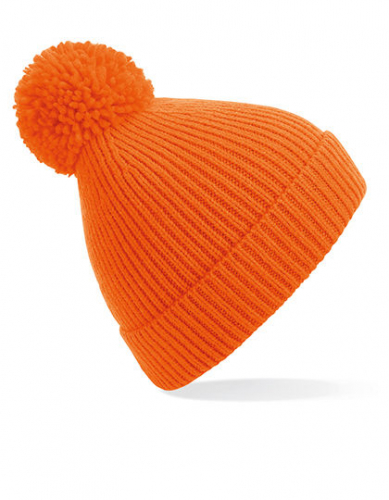 Engineered Knit Ribbed Pom Pom Beanie - CB382 - Beechfield