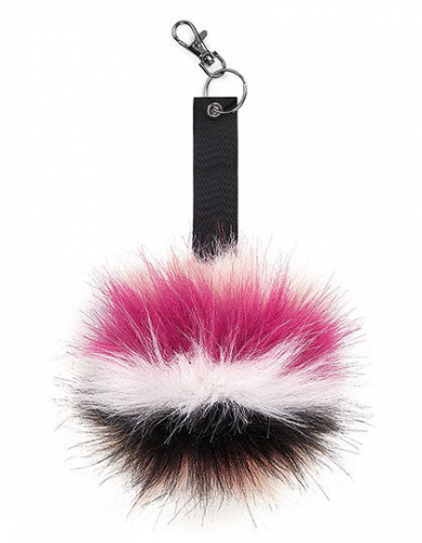 Faux Fur Pop Pom Key Ring - CB400 - Beechfield