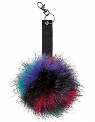 Faux Fur Pop Pom Key Ring - CB400 - Beechfield