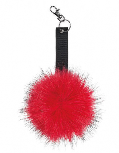 Faux Fur Pop Pom Key Ring - CB400 - Beechfield