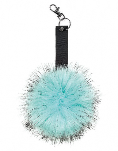 Faux Fur Pop Pom Key Ring - CB400 - Beechfield