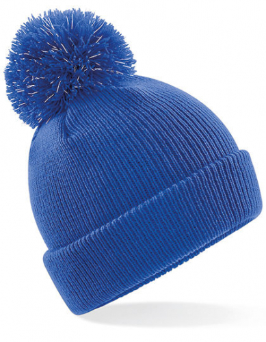 Junior Reflective Bobble Beanie - CB406B - Beechfield