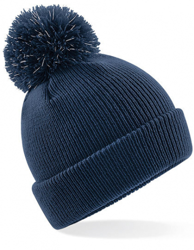 Junior Reflective Bobble Beanie - CB406B - Beechfield