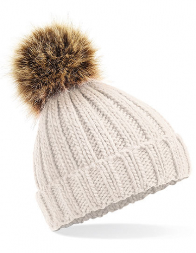 Infant Faux Fur Pom Pom Chunky Beanie - CB412a - Beechfield