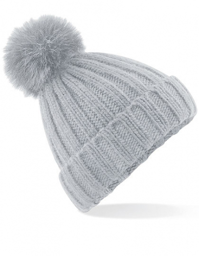 Verbier Faux Fur Pop Pom Chunky Beanie - CB413 - Beechfield