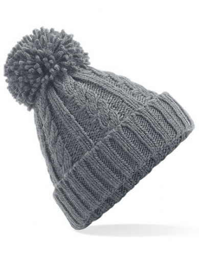 Cable Knit Melange Beanie - CB480 - Beechfield