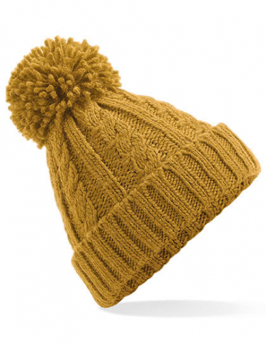 Cable Knit Melange Beanie - CB480 - Beechfield