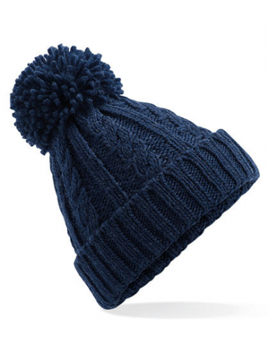 Cable Knit Melange Beanie - CB480 - Beechfield