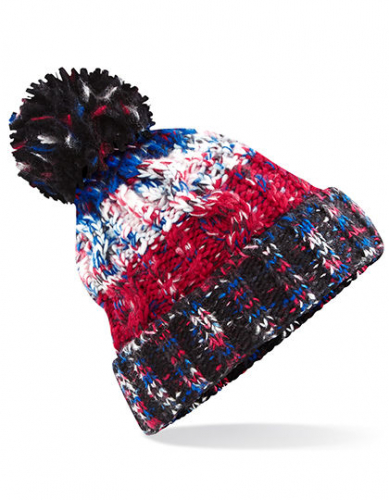 Corkscrew Pom Pom Beanie - CB486 - Beechfield