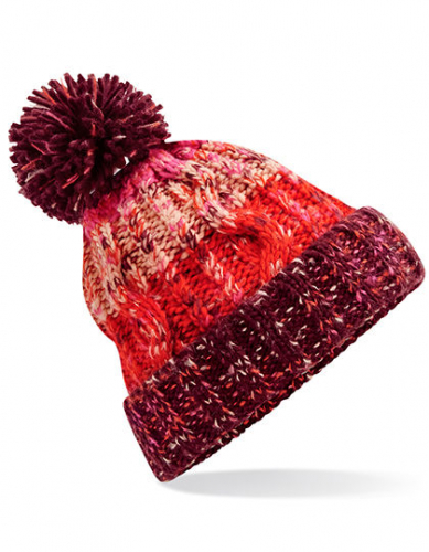 Corkscrew Pom Pom Beanie - CB486 - Beechfield