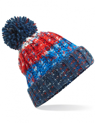 Corkscrew Pom Pom Beanie - CB486 - Beechfield