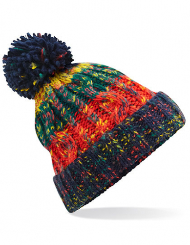 Corkscrew Pom Pom Beanie - CB486 - Beechfield