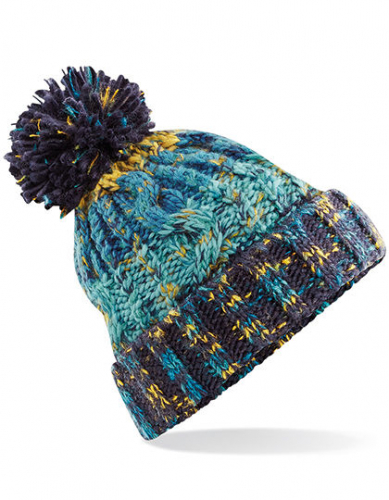 Corkscrew Pom Pom Beanie - CB486 - Beechfield