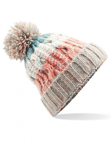 Corkscrew Pom Pom Beanie - CB486 - Beechfield