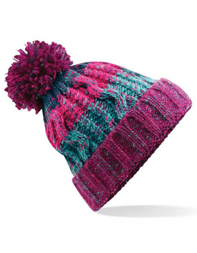 Corkscrew Pom Pom Beanie - CB486 - Beechfield