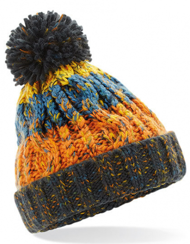 Junior Corkscrew Pom Pom Beanie - CB486b - Beechfield