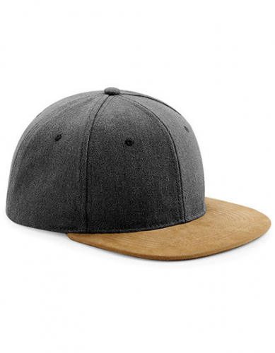 Suede Peak Snapback - CB668 - Beechfield