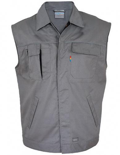 Contrast Work Vest - CR750 - Carson Contrast