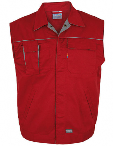 Contrast Work Vest - CR750 - Carson Contrast