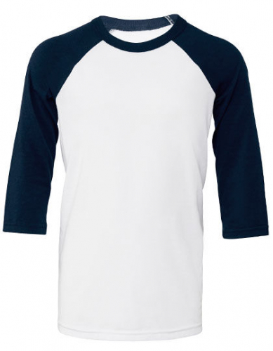 Youth 3/4 Sleeve Baseball Tee - CV3200Y - Canvas