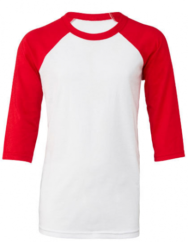 Youth 3/4 Sleeve Baseball Tee - CV3200Y - Canvas