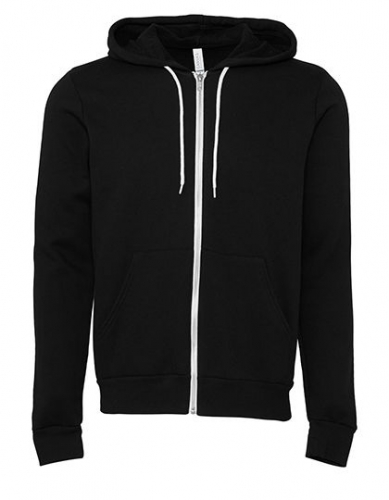 Unisex Poly-Cotton Fleece Full-Zip Hoodie - CV3739 - Canvas