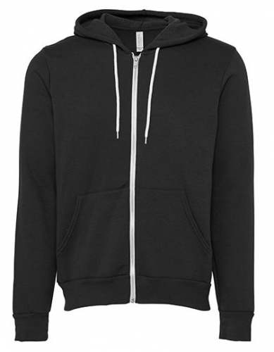 Unisex Poly-Cotton Fleece Full-Zip Hoodie - CV3739 - Canvas